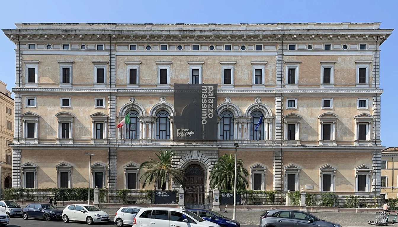 Exterior of Palazzo Massimo alle Terme in Rome